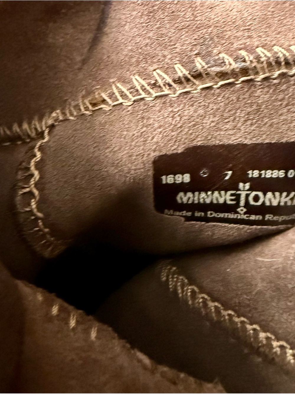 Minnetonka Brown Over-the-Knee Fringe Boots EUC size 7 - Picture 6 of 8
